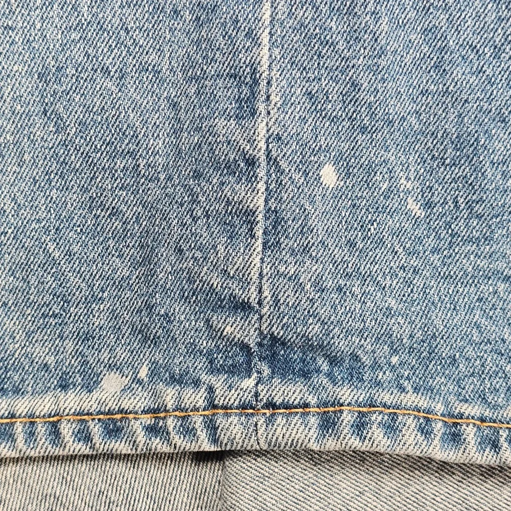 Levis Premium 501 Button Fly Denim Shorts Mens 50 Medium Wash Jean Cutoff 8